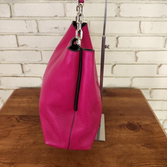 Kate Spade Aubrey Chain Magenta Leather Shoulder Bag - Picture 6 of 14